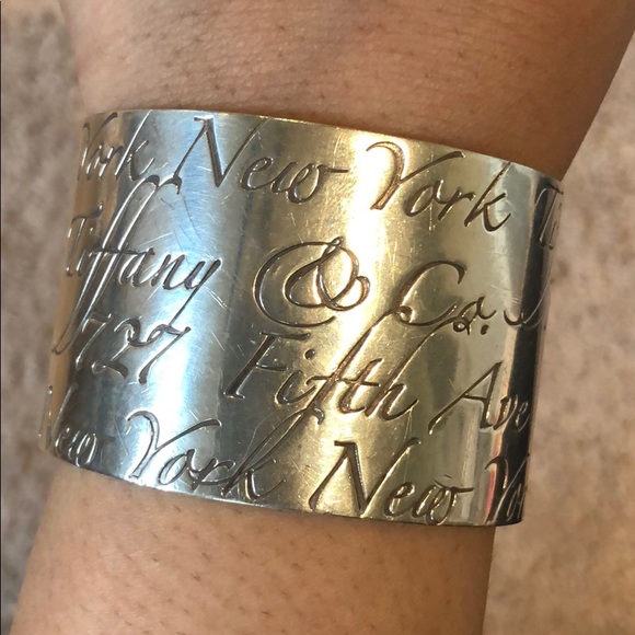 Authentic Tiffany and Co. silver cuff - Picture 2 of 4